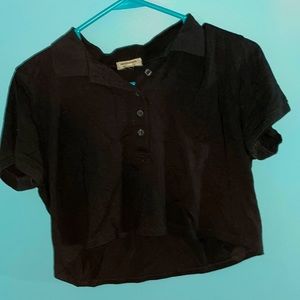 Black crop top